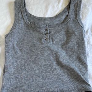 bottom grey crop top